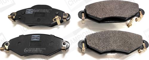 Champion 572510CH - Brake Pad Set, disc brake autospares.lv