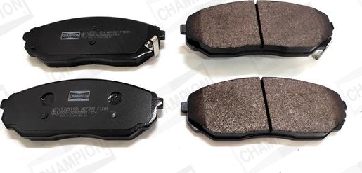 Champion 572511CH - Brake Pad Set, disc brake autospares.lv