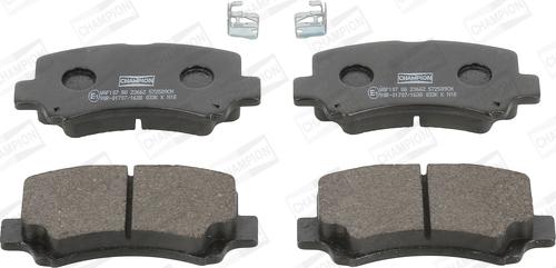 Champion 572589CH - Brake Pad Set, disc brake autospares.lv