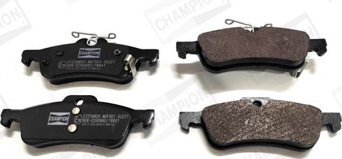 Champion 572588CH - Brake Pad Set, disc brake autospares.lv