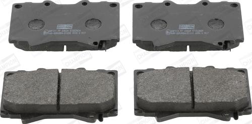 Champion 572528CH - Brake Pad Set, disc brake autospares.lv