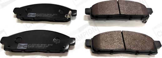 Champion 572574CH - Brake Pad Set, disc brake autospares.lv