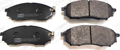 Champion 572575CH - Brake Pad Set, disc brake autospares.lv