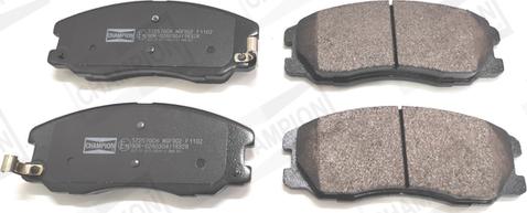 Champion 572570CH - Brake Pad Set, disc brake autospares.lv