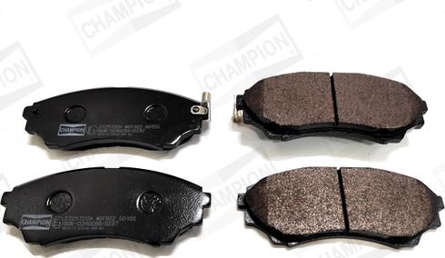 Champion 572572CH - Brake Pad Set, disc brake autospares.lv