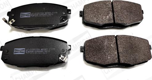 Champion 572577CH - Brake Pad Set, disc brake autospares.lv