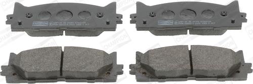 Champion 572651CH - Brake Pad Set, disc brake autospares.lv