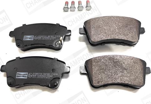 Champion 572657CH - Brake Pad Set, disc brake autospares.lv