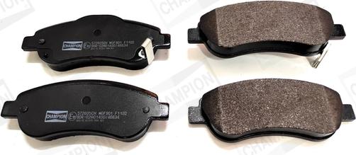 Champion 572605CH - Brake Pad Set, disc brake autospares.lv