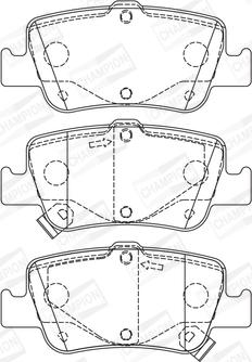 Champion 572601CH - Brake Pad Set, disc brake autospares.lv