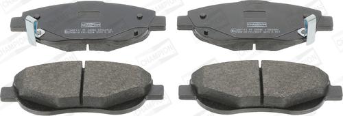 Champion 572634CH - Brake Pad Set, disc brake autospares.lv