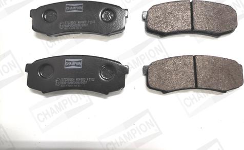 Champion 572245CH - Brake Pad Set, disc brake autospares.lv