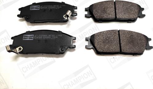 Champion 572268CH - Brake Pad Set, disc brake autospares.lv