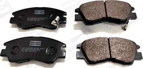 Champion 572281CH - Brake Pad Set, disc brake autospares.lv