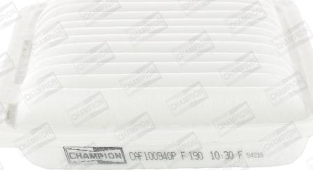 Champion CAF100940P - Air Filter, engine autospares.lv