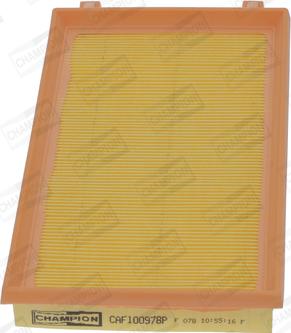 Champion CAF100978P - Air Filter, engine autospares.lv