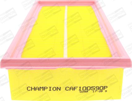 Champion CAF100590P - Air Filter, engine autospares.lv