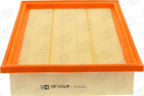 Champion CAF100583P - Air Filter, engine autospares.lv