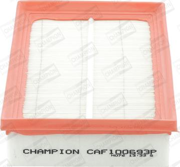 Champion CAF100693P - Air Filter, engine autospares.lv