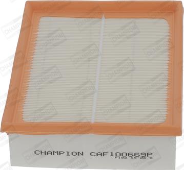 Champion CAF100669P - Air Filter, engine autospares.lv