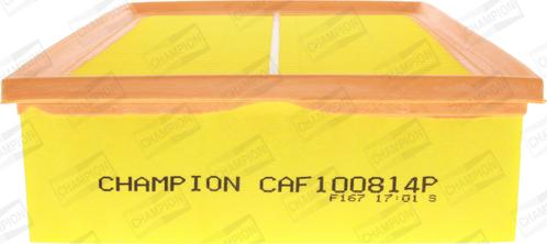 Champion CAF100814P - Air Filter, engine autospares.lv