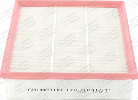 Champion CAF100872P - Air Filter, engine autospares.lv