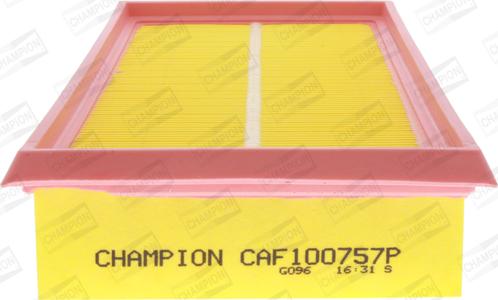 Champion CAF100757P - Air Filter, engine autospares.lv