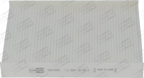 Champion CCF0490 - Filter, interior air autospares.lv