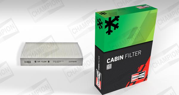 Champion CCF0476 - Filter, interior air autospares.lv