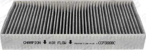 Champion CCF0008C - Filter, interior air autospares.lv