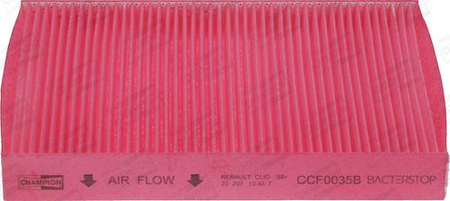 Champion CCF0035B - Filter, interior air autospares.lv