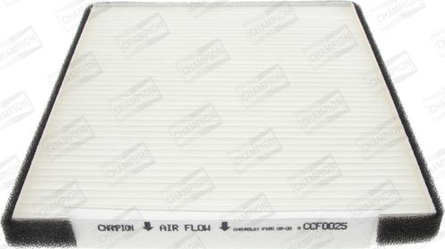 Champion CCF0025 - Filter, interior air autospares.lv