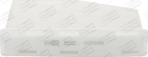 Champion CCF0303 - Filter, interior air autospares.lv