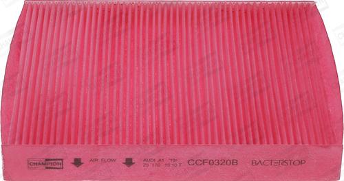 Champion CCF0320B - Filter, interior air autospares.lv