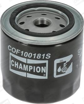 Champion COF100181S - Oil Filter autospares.lv