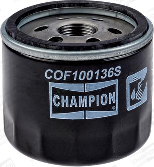 Champion COF100136S - Oil Filter autospares.lv