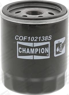 Champion COF102138S - Oil Filter autospares.lv