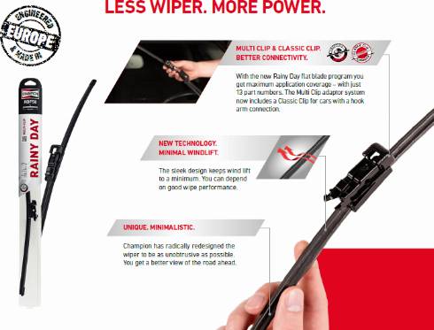 Champion RDF48/B01 - Wiper Blade autospares.lv