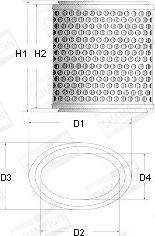 Champion V438/606 - Air Filter, engine autospares.lv