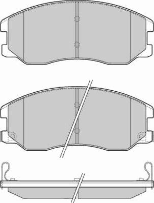 Chevrolet 96626070 - Brake Pad Set, disc brake autospares.lv