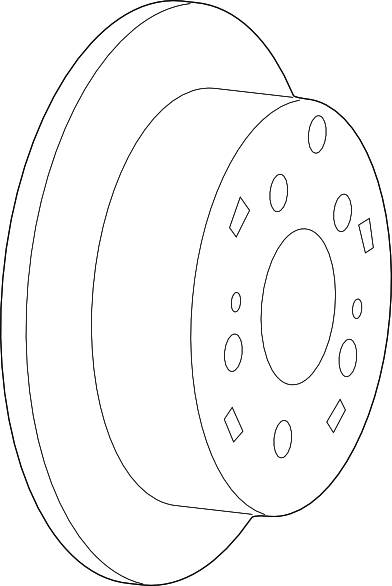 Chrysler 4743 999AA - Brake Disc autospares.lv