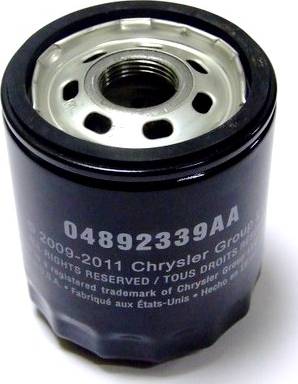 Chrysler 04892339AA - Oil Filter autospares.lv