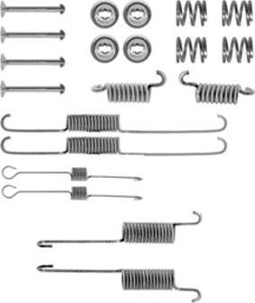 Cifam 9043 - Accessory Kit, brake shoes autospares.lv