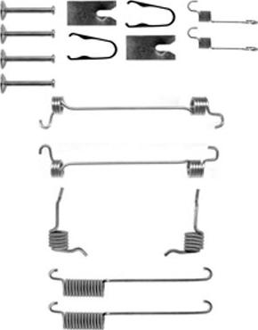 Cifam 9080 - Accessory Kit, brake shoes autospares.lv