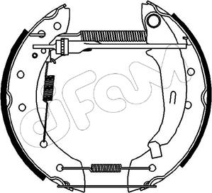 Cifam 151-133 - Brake Shoe Set autospares.lv