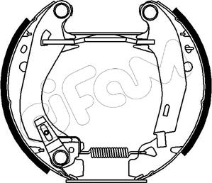 Cifam 151-010 - Brake Shoe Set autospares.lv