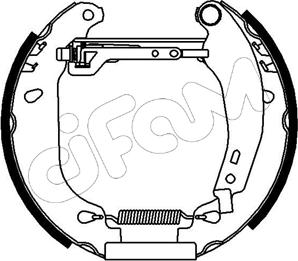 Cifam 151-014 - Brake Shoe Set autospares.lv