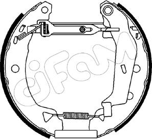 Cifam 151-016 - Brake Shoe Set autospares.lv