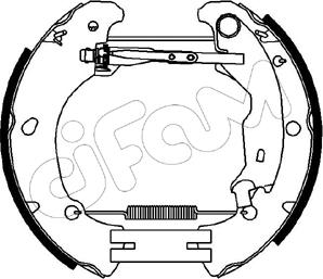 Cifam 151-089 - Brake Shoe Set autospares.lv