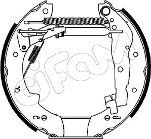 Cifam 151-088 - Brake Shoe Set autospares.lv